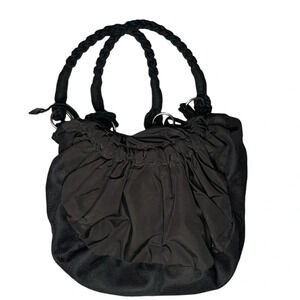 Marc Jacobs Nuala by Puma Brown Black Nylon Shoulder Bag